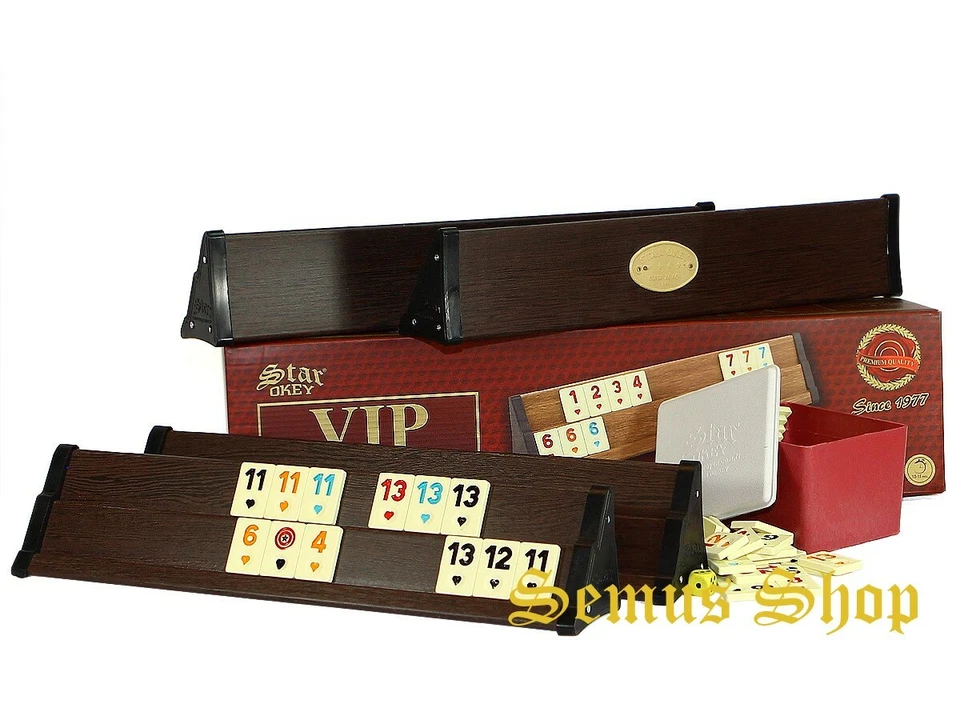 Original Star Rummy türkische Okey Rummy Holz Plastik von Luxus bis Standard - Bild 4 von 4