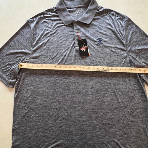 Beverly Hills Polo Club Mens T-Shirt gray short sleeve casual sport plus size 3X - 第 9/16 張圖片
