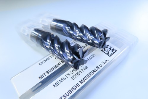 LOT ( 2 PCS ) NEW 1/2" MITSUBISHI MEMST5-0500 SOLID CARBIDE END MILLS LATHE TOOL - Picture 4 of 10
