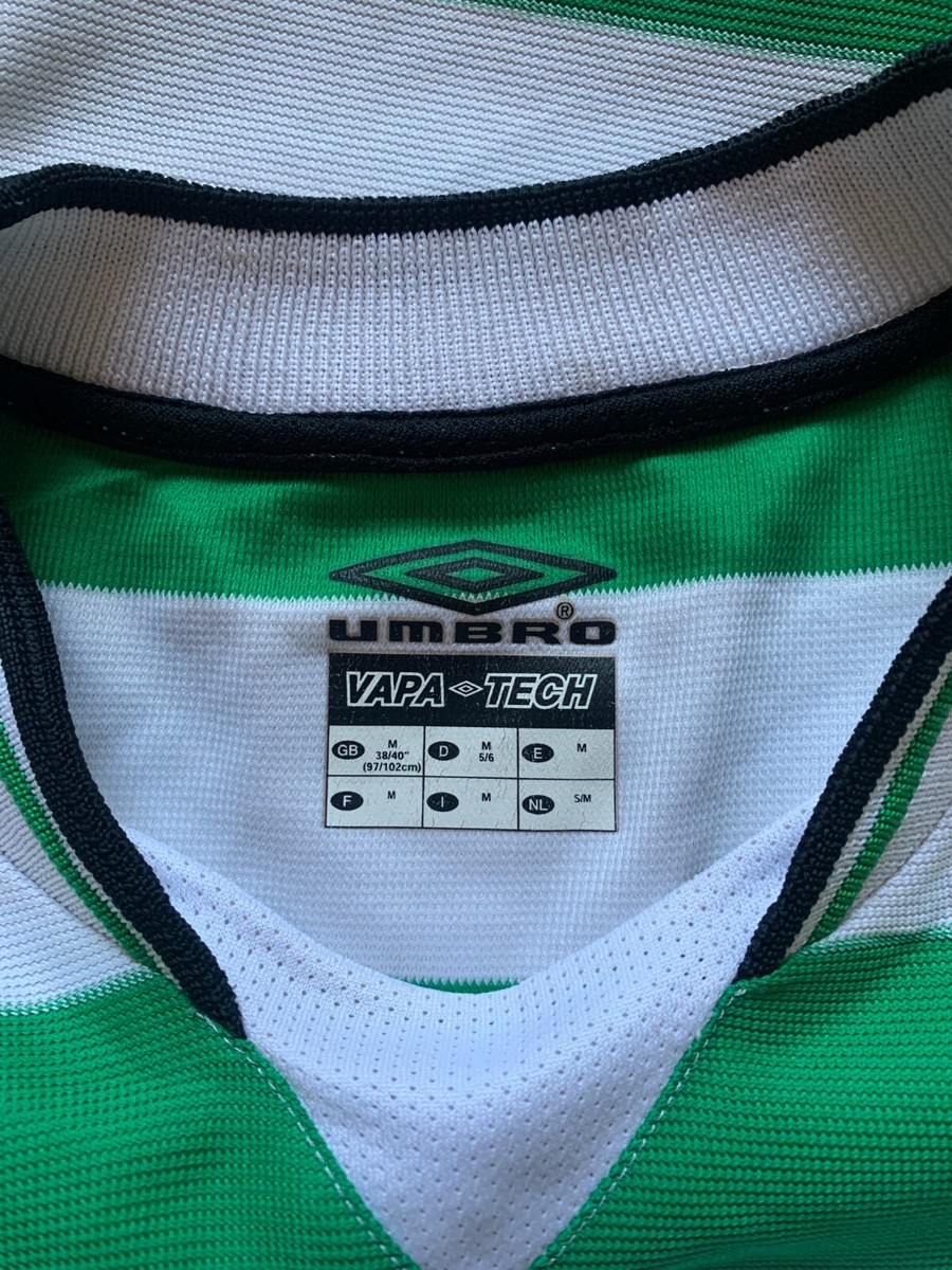 Celtic FC Umbro ストライプシャツ 長袖 2001-03 Celtic FC Umbro ストライプシャツ 長袖 2001-03