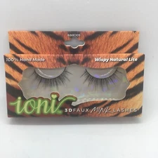 Ioni 3D Faux Mink Lashes WISPY NATURAL LITE 100% Hand Made Free Shipping