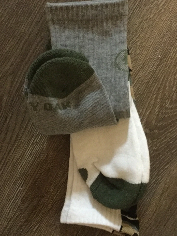 Mossy Oak  Mens Crew Sock Cushioned Foot Bottom Lg 2 Pairs - Image 3 of 3