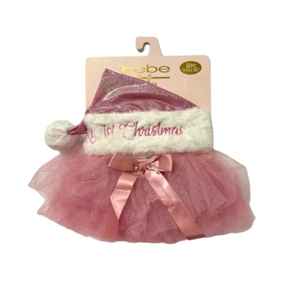 white christmas dresses My First Christmas Baby Girl Outfit – Keepsake Konnections main image 1