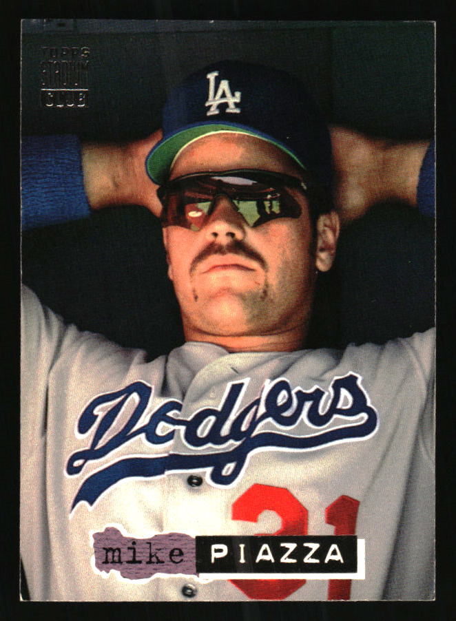 1994 Stadium Club Dugout Dirt Members Only #1 Mike Piazza
