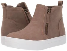 Not Rated Womens MIA Tina Zip-Up Platform Sneaker Ankle Bootie