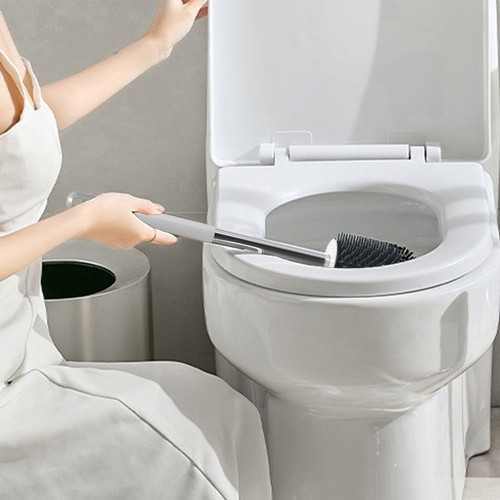 Toilet Cleaner Brush Efficient Toilet Bowl Scrubber Toilet Brush Set applied