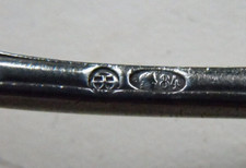 russisches Silber,  84 Kopf + S  und Hersteller-Punze -    L&ouml;ffel, dat. 1913