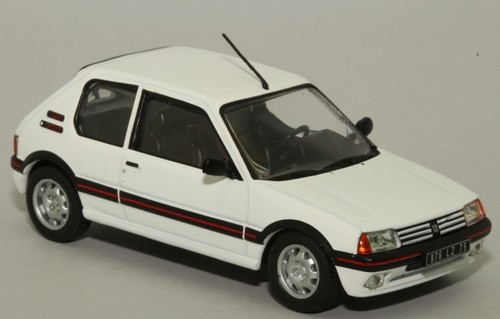 ,ODEON, PEUGEOT 205 GTI 1.9 Blanco, 1/43, ODE077