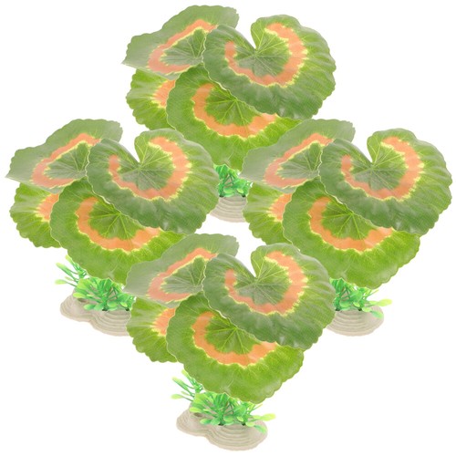 4 Pcs Fischfutter Kleines Aquarium Künstliche Wasserpflanzen - Bild 8 von 19