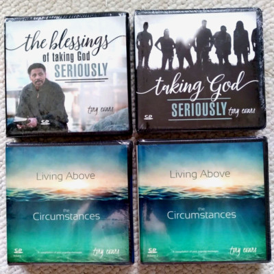 Lot of 4 NEW & SEALED Dr. Tony Evans CDs Series Religious Evangelical Christian