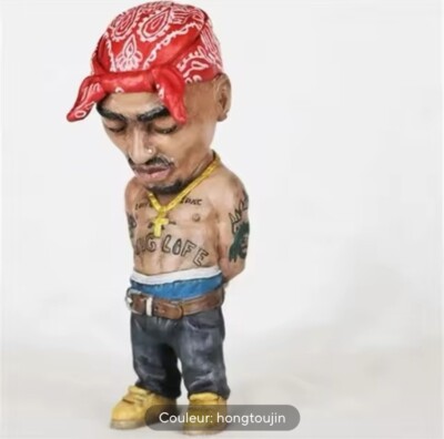 Rapper Figur Tupac handbemalt