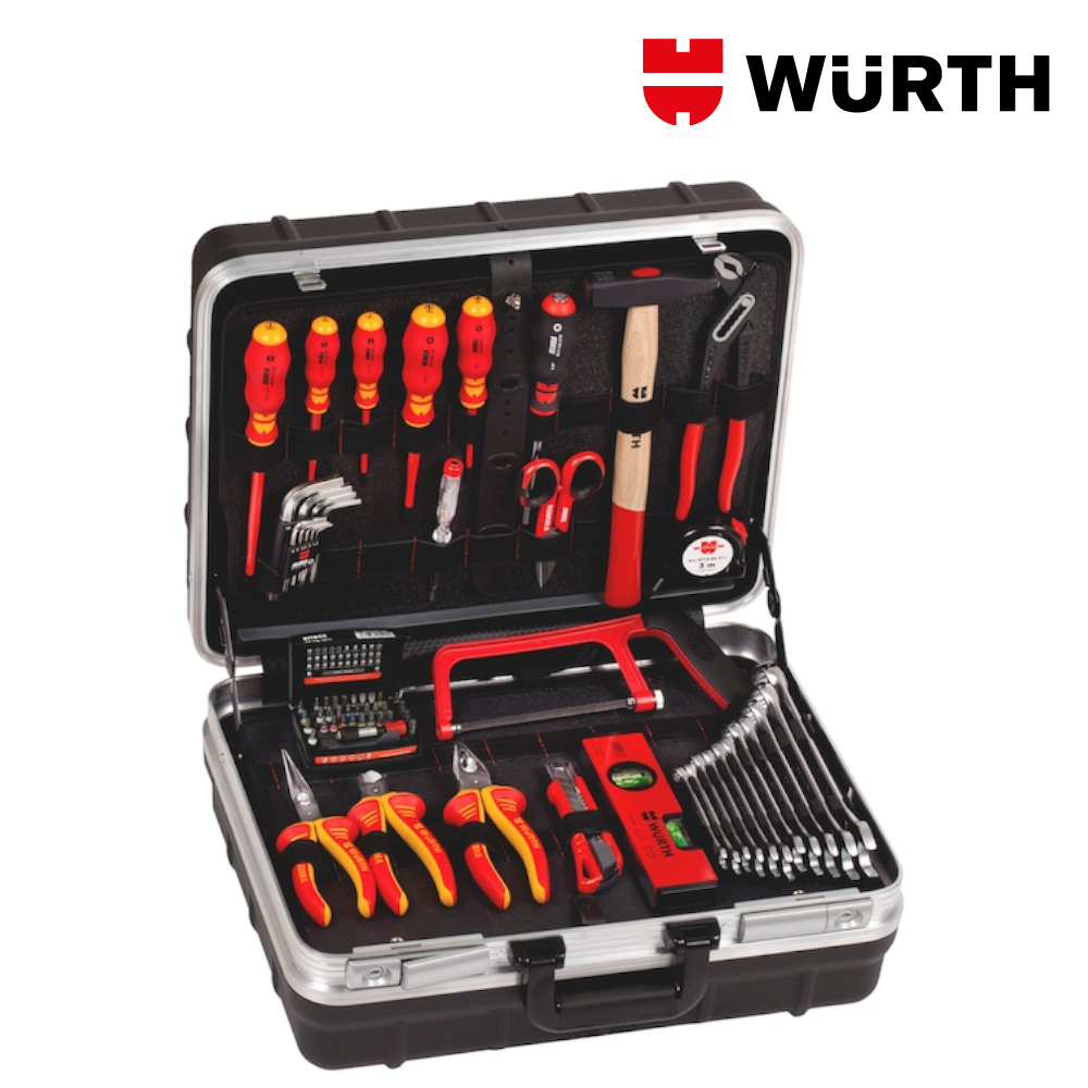 Valigia Attrezzi Elettricista Completa Professionale WÜRTH 096593 151