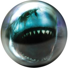 Bowling Ball Brunswick Viz-A-Ball Shark Motiv...