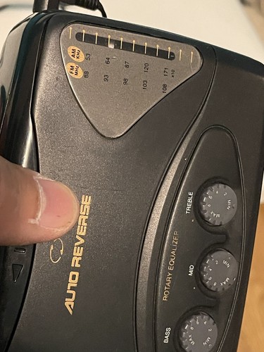 gpx portable cassette player With Equalizer (Tested Works But (24) - Picture 11 of 12