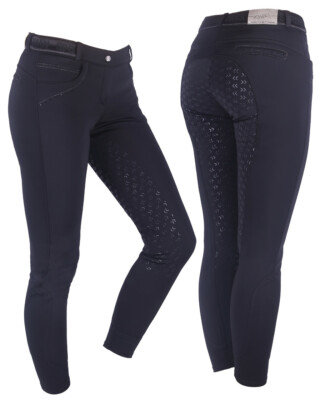 QHP breeches softshell Alexa full seat Black