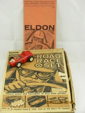 Vintage 1962 Eldon Indianapolis Road Race Set Slot Car