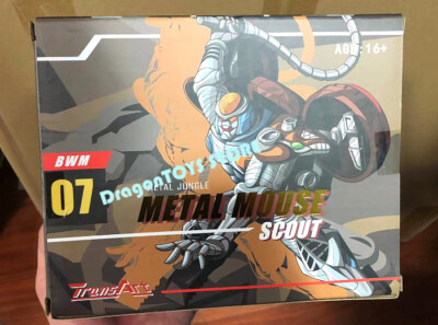 ゲームキャラクター TransArt BWM07 L MOUSE SCOUT Ready! New TransArt BWM-07 TransMetal Rattrap BWM07 Action Figure