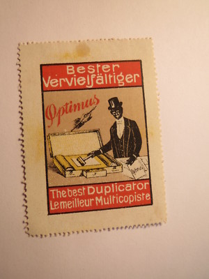 Optimus - Bester Vervielfältiger - The best Duplicator / Reklamemarke