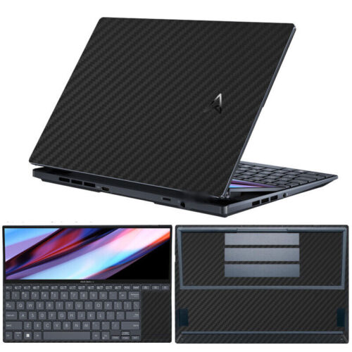 Carbon Sticker Skin Decals Cover for ASUS Zenbook Pro 14 Duo OLED UX8402V 2023 - Picture 1 of 43