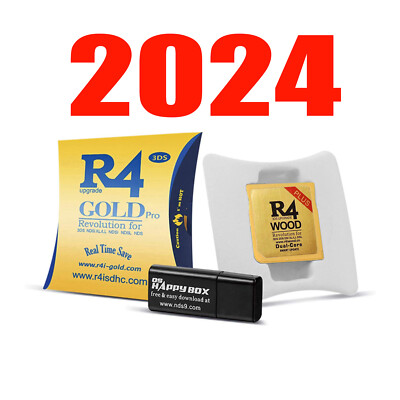 R4 Wood SDHC for DS/3DS/2DS/NDS Revolution Cartridge Dual-Core With USB