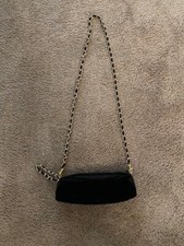 1994 Rare Gold Chain Black Velvet Umbrella Holder Saks Fifth Avenue