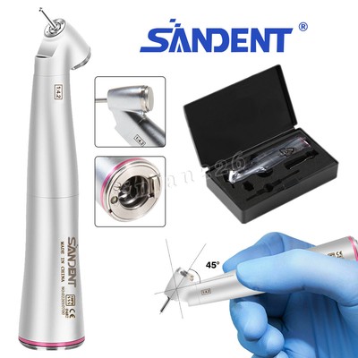 Dental 1:4.2 Surgical Handpiece 45 Degree Angle Fiber Optic Electric NSK E type
