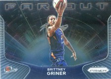 2021 Panini Prizm WNBA BRITTNEY GRINER #3 FAR OUT INSERT STORM MERCURY
