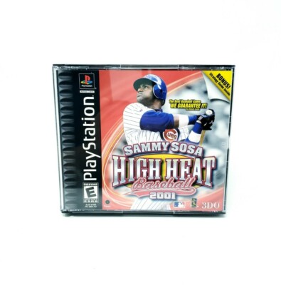 Sammy Sosa High Heat Baseball 2001 (Sony PlayStation 1) Complete CIB