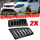 <!--F#f_0-->2Pcs Universal Bonnet Air Vents RS Style Fit For Ford Focus MK2 ABS Plastic New<!--F/-->