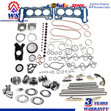 For Audi A6 Q7 Porsche 3.0L Engine Rebuild Kit/Timing chain/Pistons Rings EA839