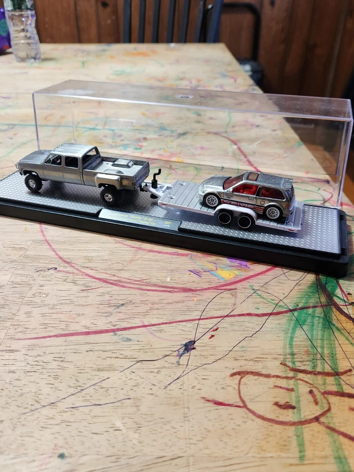 Custom One Of A Kind Zamac Dually Hauling Zamac Civic - Image 3 of 4