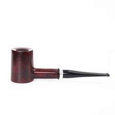 Briar Poker Pipe Handmade Wooden Tobacco Pipe 9mm Filter Straight Tapered Stem 