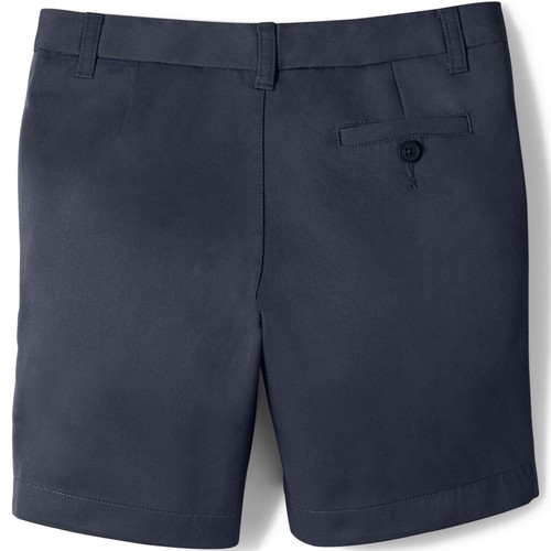 LANDS END Navy School Uniform Chino Shorts Girls 12+ Plus NEW - Picture 4 of 7