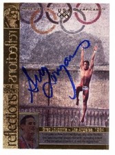 1996 -GREG LOUGANIS- GUARANTEED Signed/Autograph/Auto UD Olympics Insert Card