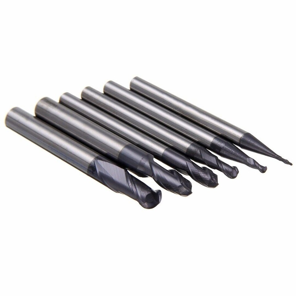 Cutting Resistance Flutes Hardness Ball Nose End Mill Aluminum Profiles
