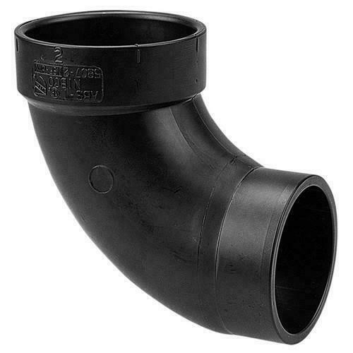 1-1/2" Zoll ABS Street 90 Grad Winkel Stecknuss DWV 90 Nabe x Zapfen - Bild 1 von 3