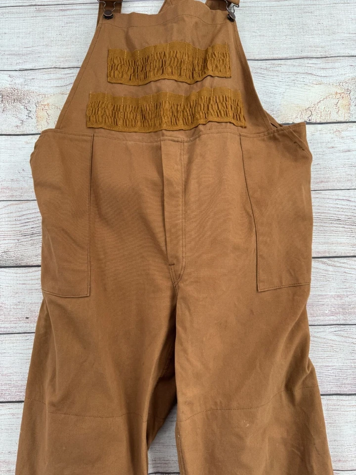 Red Head Hunting Bib Overalls Men's Size Large Brown - Image 3 of 4