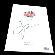 JIM PARSONS SIGNED AUTOGRAPH TELEVISION SCRIPT BIG BANG THEORY BECKETT BAS D