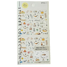 Midori Cat Assorted Sticker Sheet