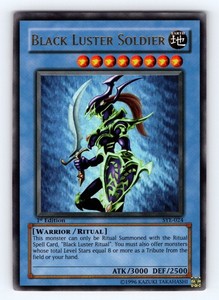 Black Luster Soldier SYE-024 1st Edition Ultra Rare Yu-Gi-Oh