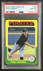 PAUL SKENES PSA 10 2024 TOPPS HERITAGE HIGH NUMBER #594 ROOKIE RC PIRATES 9144