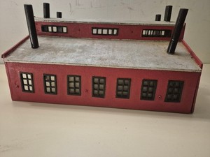 Vintage Model Train Locomotive Shed
