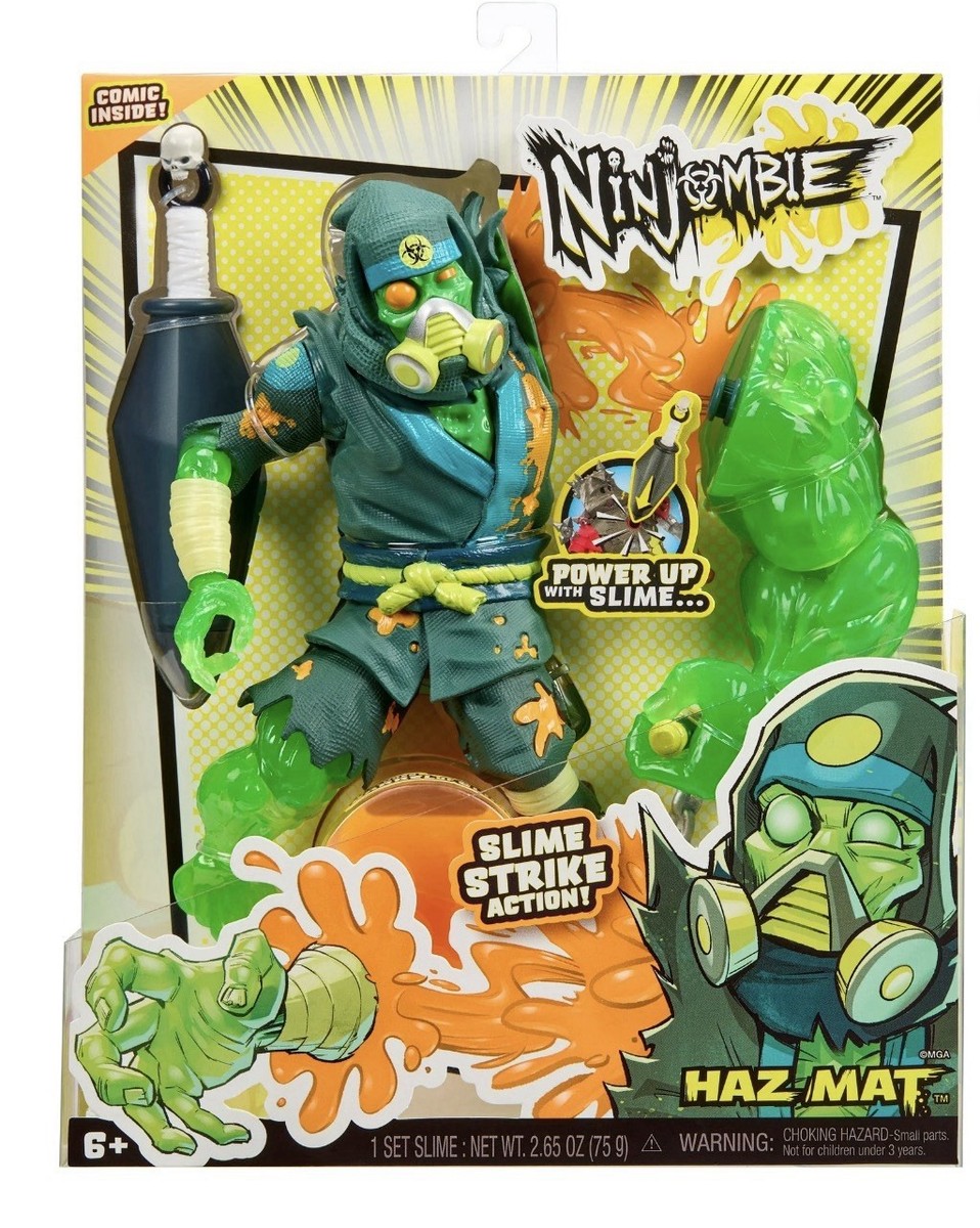 Ninjombie Action Figure - Haz Mat, Ninja Zombie with Slime | eBay