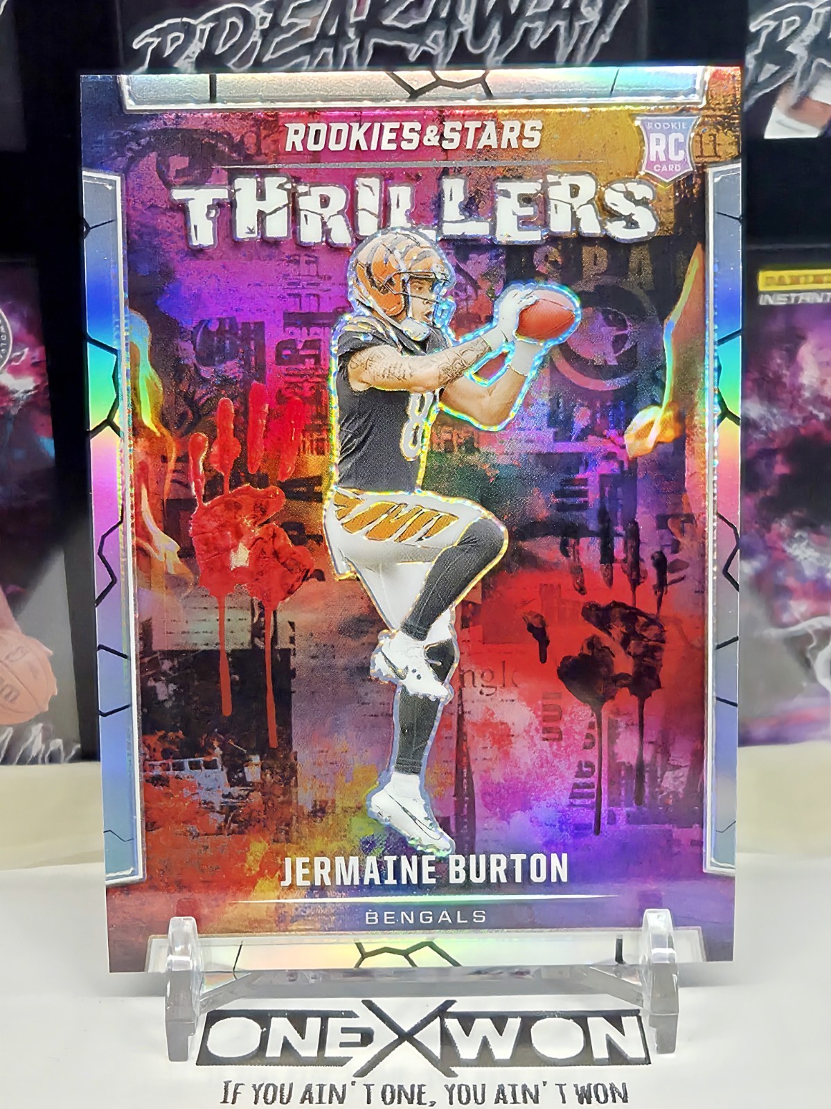 Jermaine Burton Panini Rookies & Stars Thrillers #TJBN Base