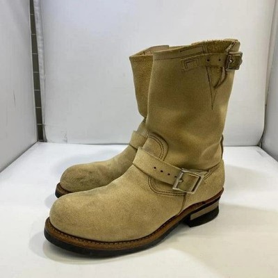 RedWing Stiefel 08er 8268 Engineer Boots ASTM F 2413-05 Wildleder Beige...