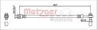 Metzger Bremsschlauch Hinterachse Links, Hinterachse Rechts FüR Audi