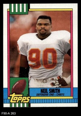 1990 Topps #263 Neil Smith Chiefs Nebraska 8 - NM/MT