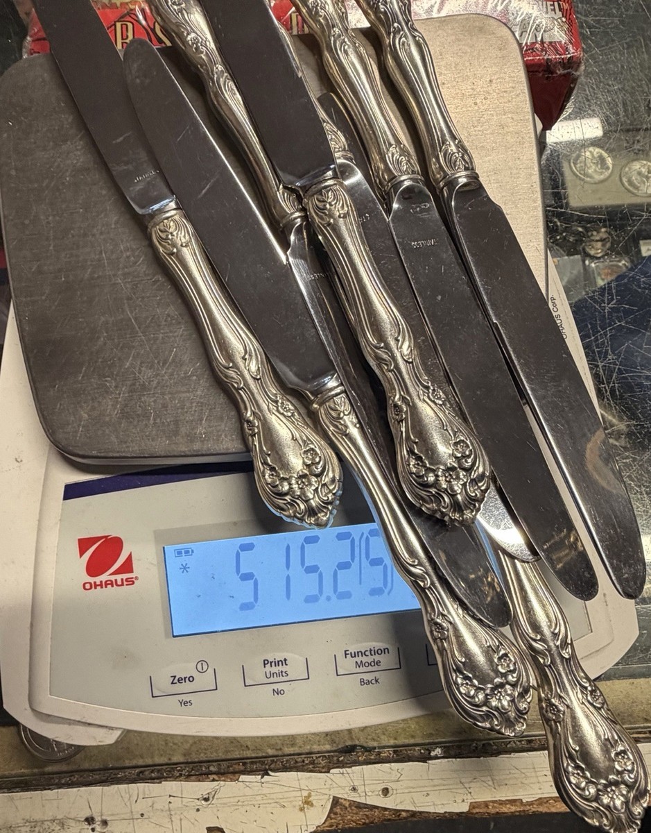 Chateau Rose by Alvin Sterling Silver Flatware Silverware Set 43