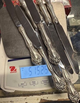 Chateau Rose by Alvin Sterling Silver Flatware Silverware Set 43