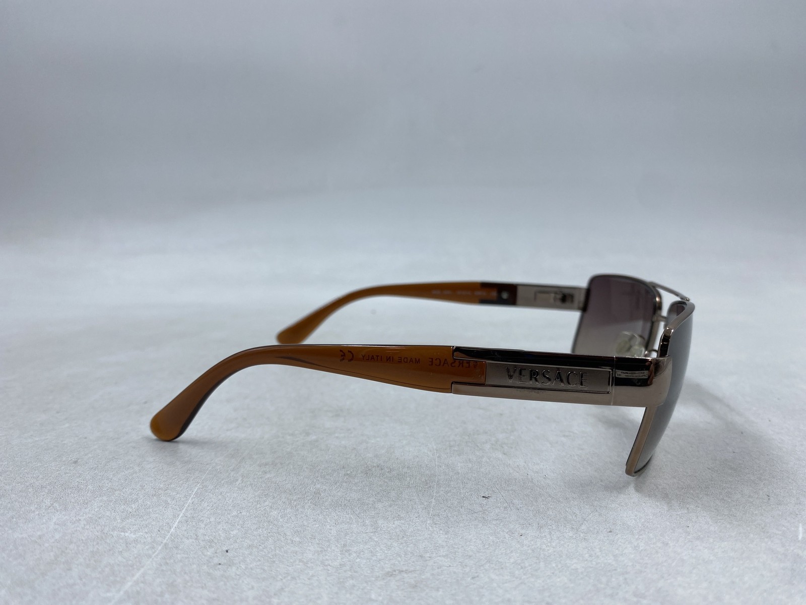 Versace Brown Rectangle Frame Sunglasses - image 5